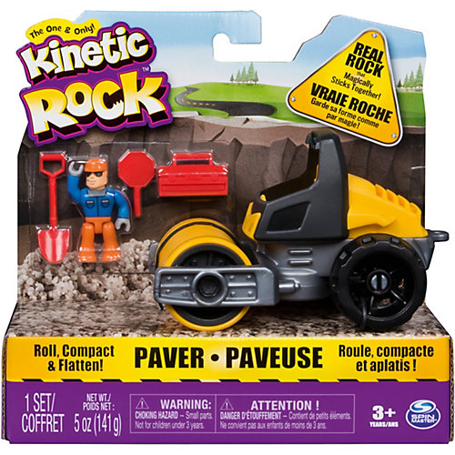 Песок для лепки Kinetic Sand серия Rock.141 грамм, машина, аксессуары от Kinetic sand