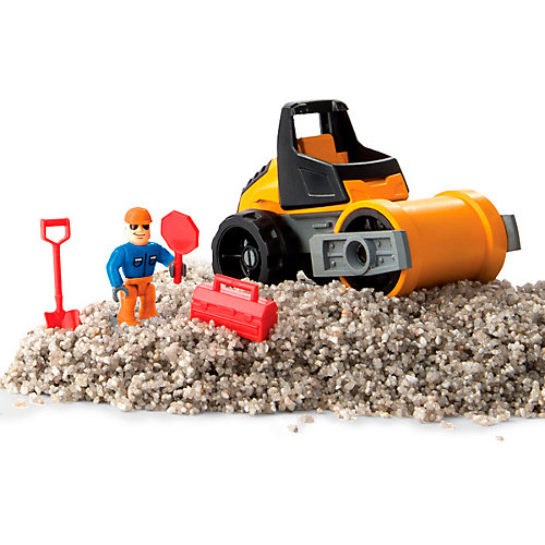 Песок для лепки Kinetic Sand серия Rock.141 грамм, машина, аксессуары от Kinetic sand