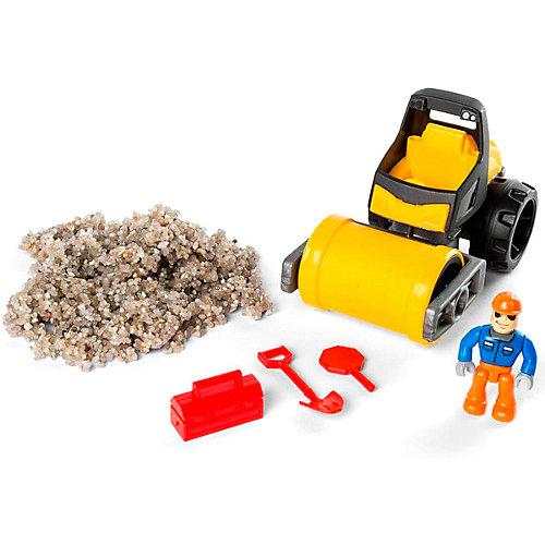 Песок для лепки Kinetic Sand серия Rock.141 грамм, машина, аксессуары от Kinetic sand