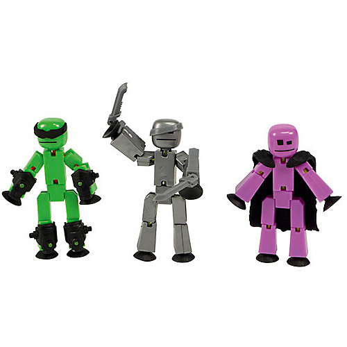 Три фигурки Stikbot Off the Grid, Raptus от Zing
