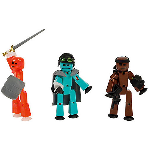 Три фигурки Stikbot Off the Grid, Striker от Zing