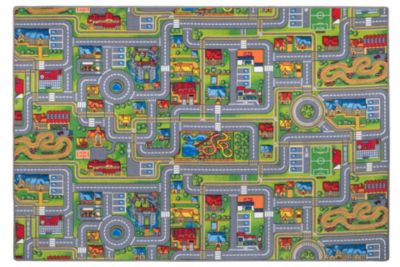 Kinder Spiel Teppich Abenteuerland Mehrfarbig 100 X 300