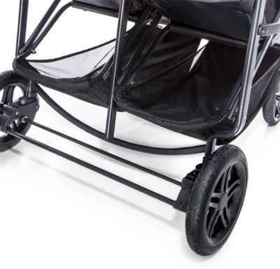 Hauck Rapid 3R 1 Hand Fold Duo Twin Double Buggy Pushchair Pram Charcoal Silver 