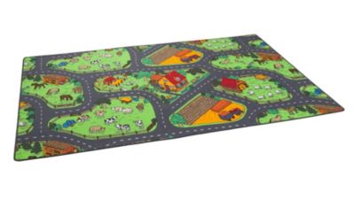 Kinder Spiel Teppich Bauernhof Mehrfarbig 100 X 300 Snapstyle