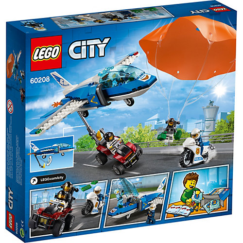 Конструктор LEGO City Police 60208: Воздушная полиция: арест парашютиста от LEGO