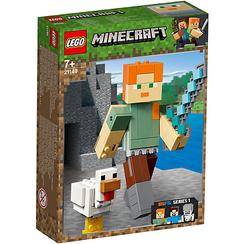 Конструктор LEGO Minecraft 21149: Большие фигурки, Алекс с цыплёнком от LEGO