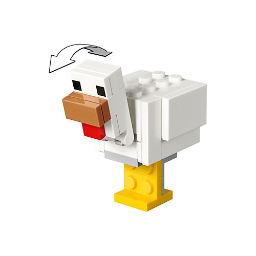 Конструктор LEGO Minecraft 21149: Большие фигурки, Алекс с цыплёнком от LEGO