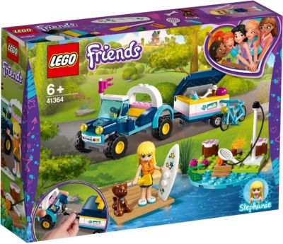 LEGO 41364 Friends: Stephanies Cabrio mit Anhnger