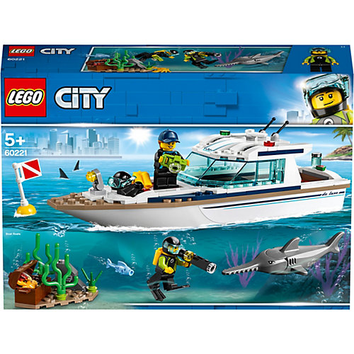 Конструктор LEGO City "Яхта для дайвинга", арт 60221 от LEGO