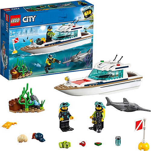 Конструктор LEGO City "Яхта для дайвинга", арт 60221 от LEGO