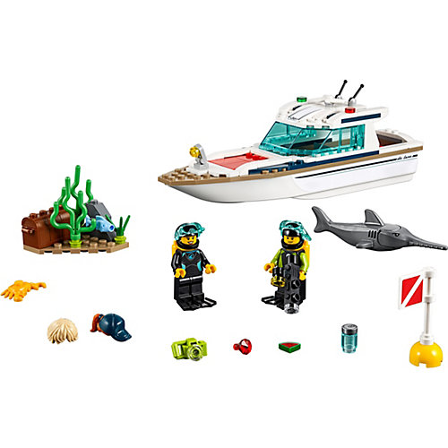 Конструктор LEGO City "Яхта для дайвинга", арт 60221 от LEGO