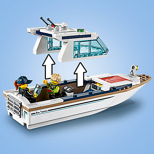 Конструктор LEGO City "Яхта для дайвинга", арт 60221 от LEGO