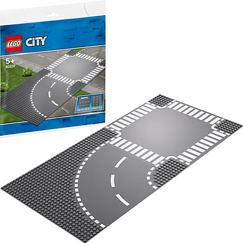 Конструктор LEGO City Supplementary 60237: Поворот и перекрёсток от LEGO