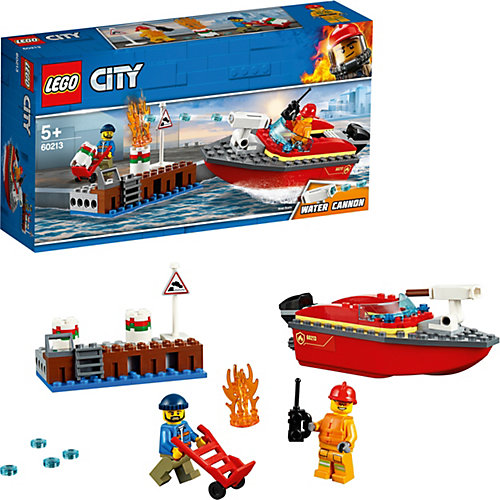 Конструктор LEGO City Fire 60213: Пожар в порту от LEGO