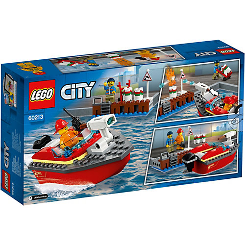 Конструктор LEGO City Fire 60213: Пожар в порту от LEGO