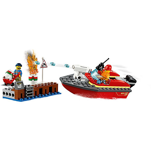 Конструктор LEGO City Fire 60213: Пожар в порту от LEGO