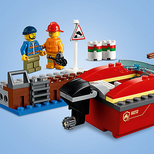 Конструктор LEGO City Fire 60213: Пожар в порту от LEGO