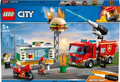 LEGO City 60214 Feuerwehreinsatz im Burger-Resta NEU