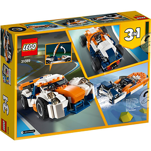 Конструктор LEGO Creator 31089: Оранжевый гоночный автомобиль от LEGO