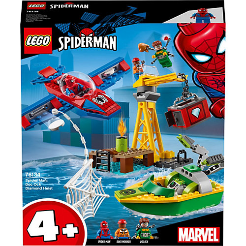 Конструктор LEGO Super Heroes 76134: Человек-паук: похищение бриллиантов Доктором Осьминогом от LEGO