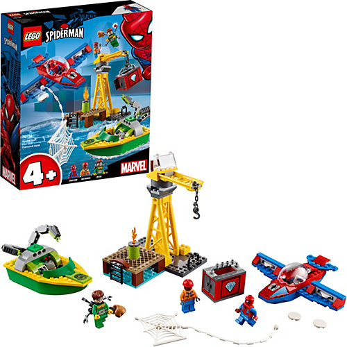 Конструктор LEGO Super Heroes 76134: Человек-паук: похищение бриллиантов Доктором Осьминогом от LEGO
