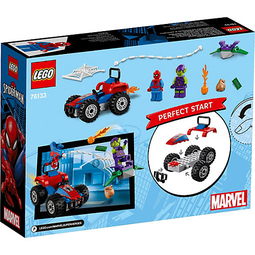 Конструктор LEGO Super Heroes 76133: Автомобильная погоня Человека-паука от LEGO