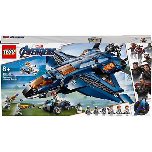 Конструктор LEGO Super Heroes 76126: Модернизированный квинджет Мстителей от LEGO