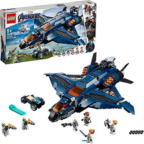 Конструктор LEGO Super Heroes 76126: Модернизированный квинджет Мстителей от LEGO