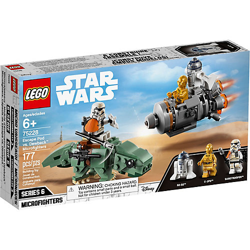 Конструктор LEGO Star Wars 75228: Спасательная капсула Микрофайтеры: дьюбэк от LEGO