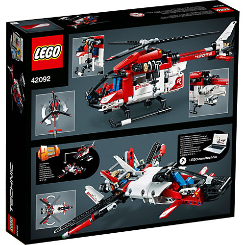 Конструктор LEGO Technic 42092: Спасательный вертолёт от LEGO