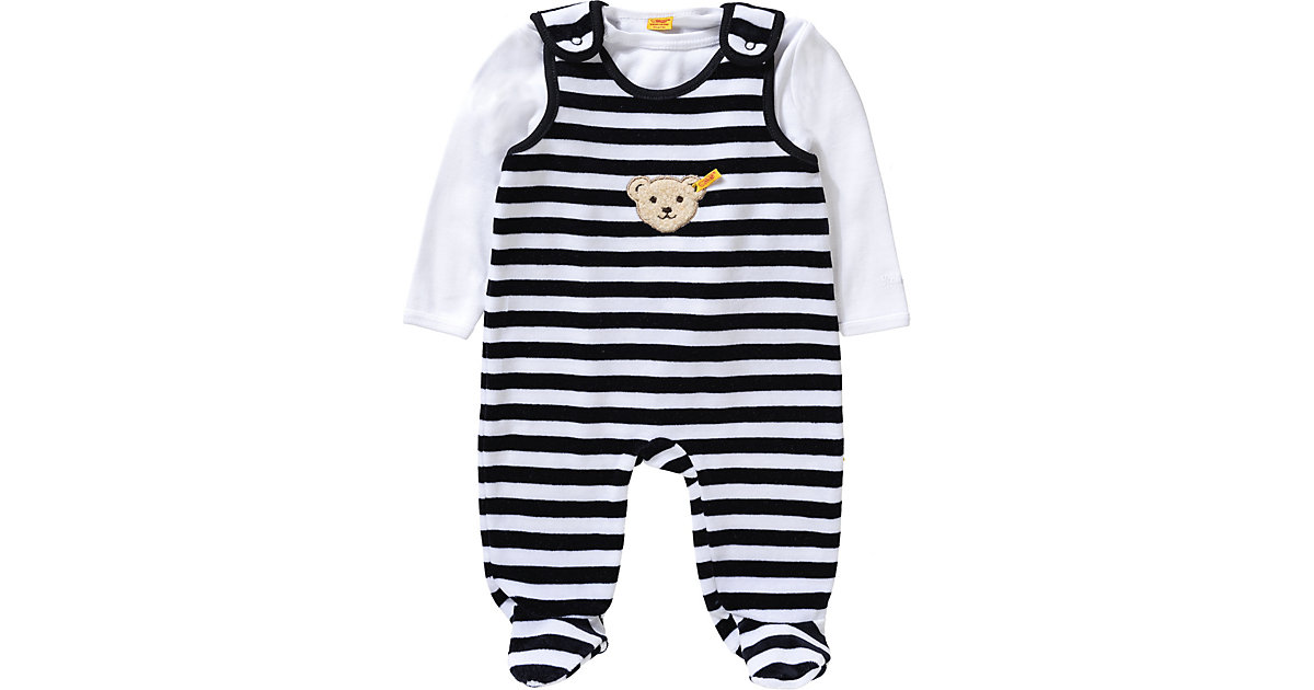 Steiff · Baby Set Strampler + Langarmshirt Gr. 74 Jungen Baby Steiff · Baby Set Strampler + Langarmshirt Gr. 74 Jungen Baby