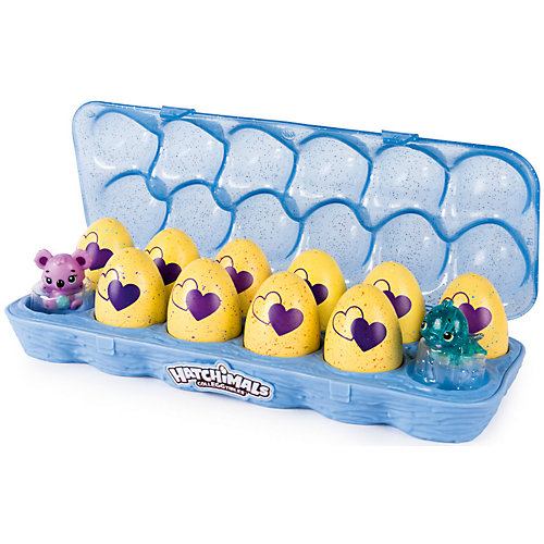 Коллекционные фигурки Spin Master Hatchimals в голубой коробке, 12 штук от Spin Master