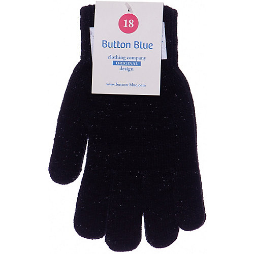 Перчатки Button Blue - черный от Button Blue