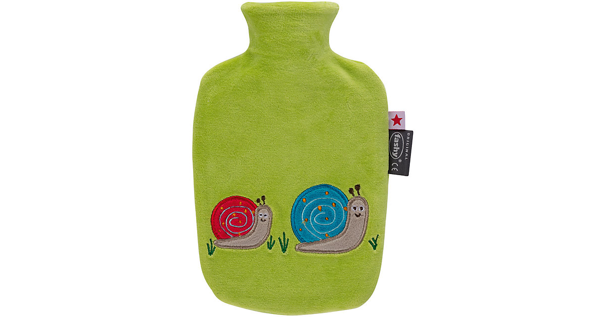 Fashy · Wärmflasche, Schnecke, grün Fashy · Wärmflasche, Schnecke, grün