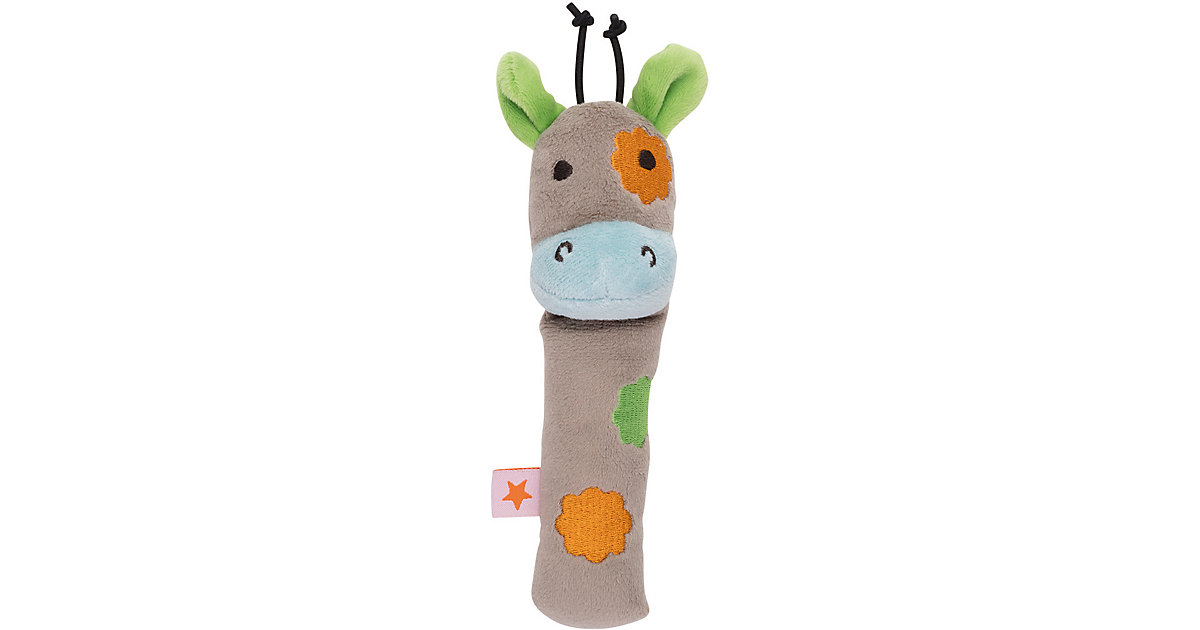 Fashy · Greifling mit Rassel, Giraffe, braun Fashy · Greifling mit Rassel, Giraffe, braun