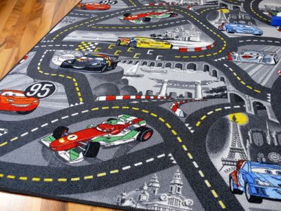 Kinderteppich 75x45cm mit Motivauswahl Cars Läufer Teppich TW24 Disney Spielteppich