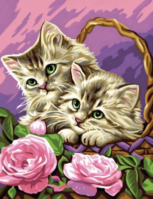 Junior Painting by Numbers - Blumenktzchen