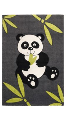 Kinderteppich Rhapsody Kids Pandabär grau Gr. 200 x 290