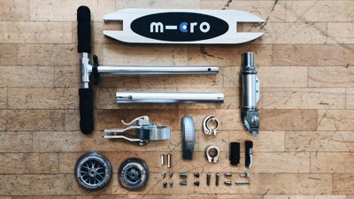 Scooter Sprite Alu Bausatz silber