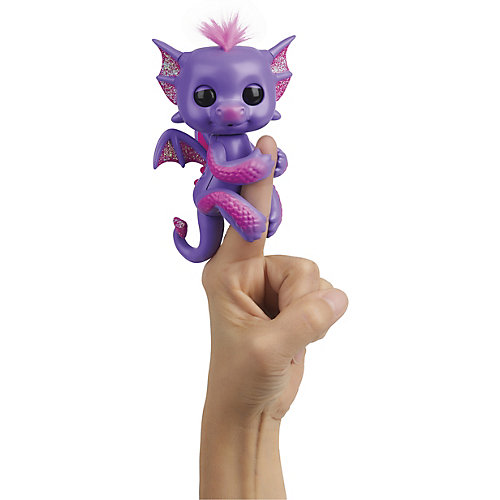 Интерактивный дракон WowWee Fingerlings "Калин", 12 см от WowWee