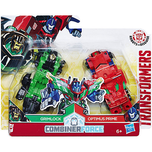 Трансформеры Transformers "Крэш-Комбайнер" Гримлок и Оптимус Прайм от Hasbro