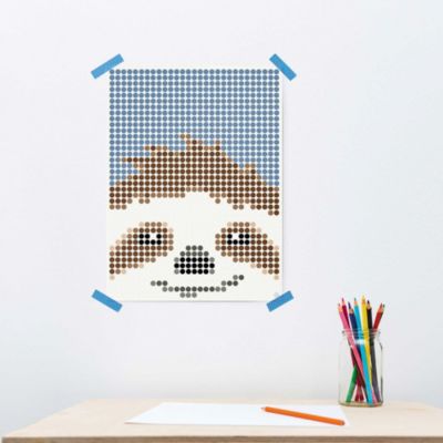 dot on art kids - faultier, 30 x 40 cm