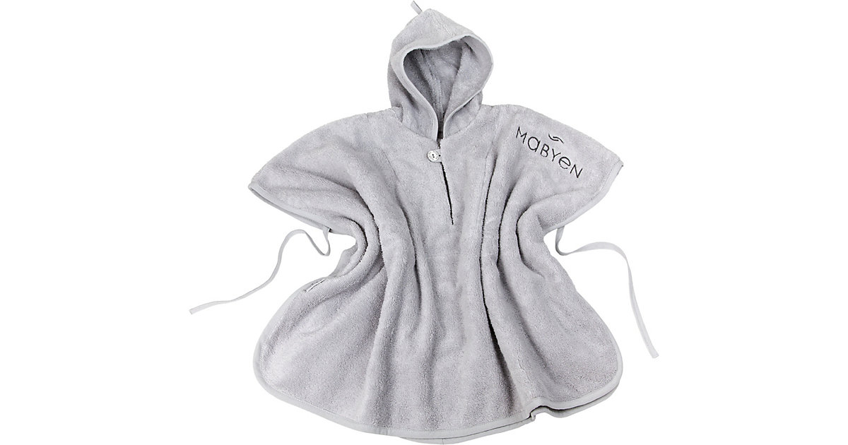 MABYEN · Baby Poncho hellgrau MABYEN · Baby Poncho hellgrau