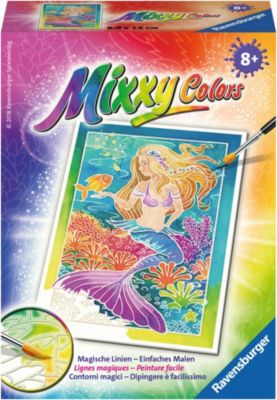 Malset Mixxy Colors, 8,5 x 12 cm, Meerjungfrau