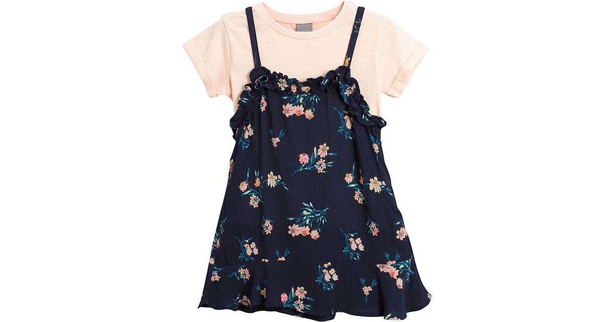 Kinder Set Kleid + T-Shirt mehrfarbig Gr. 92/98 Mädchen Kleinkinder