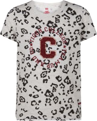T-Shirt ARIEL mit Pailletten wei Gr. 134/140 Mdchen Kinder