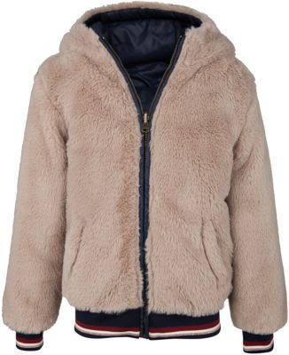 Winterjacke FOXGLOVE zum Wenden mit Kunstfell-Futter dunkelblau Gr. 110/116 M�dchen Kinder