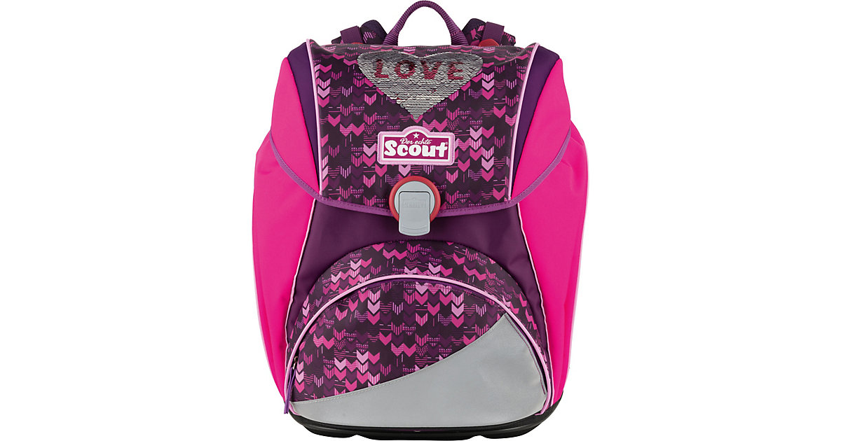 SCOUT · Schulranzenset ALPHA EXKLUSIV PREMIUM Glitter Heart, 4-tlg. (Kollektion 2019) SCOUT · Schulranzenset ALPHA EXKLUSIV PREMIUM Glitter Heart, 4-tlg. (Kollektion 2019)