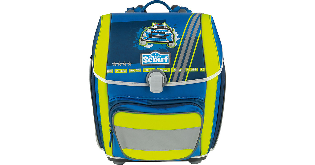 SCOUT · Schulranzenset GENIUS Polizei, 4-tlg. (Kollektion 2019) SCOUT · Schulranzenset GENIUS Polizei, 4-tlg. (Kollektion 2019)