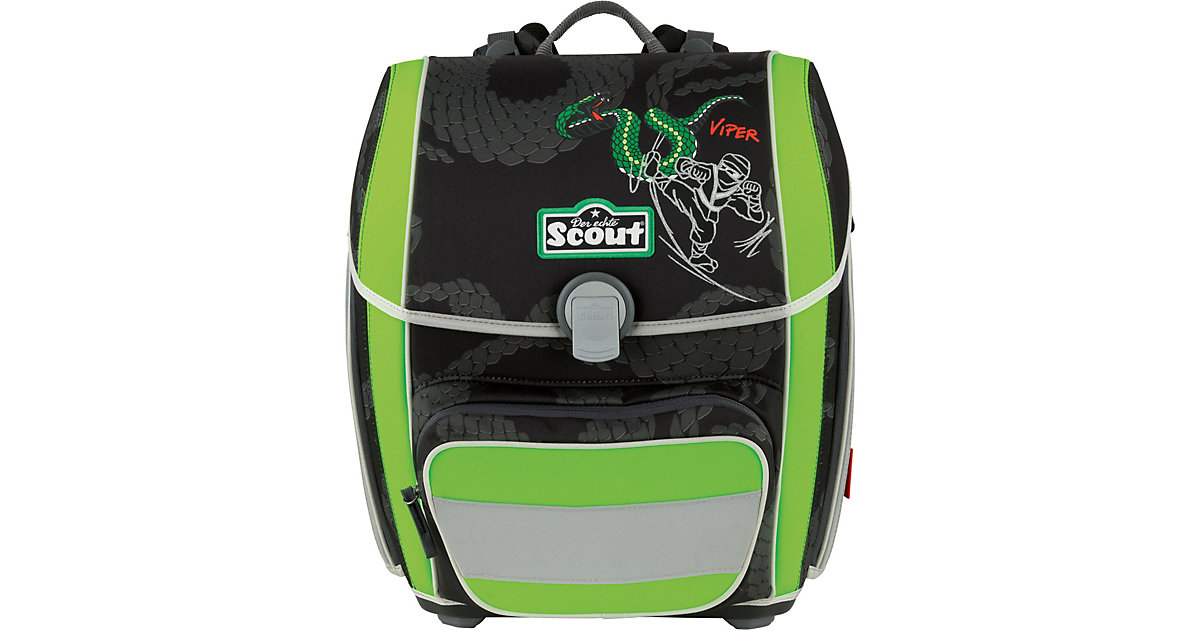 SCOUT · Schulranzenset GENIUS Ninja Viper, 4-tlg. (Kollektion 2019) SCOUT · Schulranzenset GENIUS Ninja Viper, 4-tlg. (Kollektion 2019)